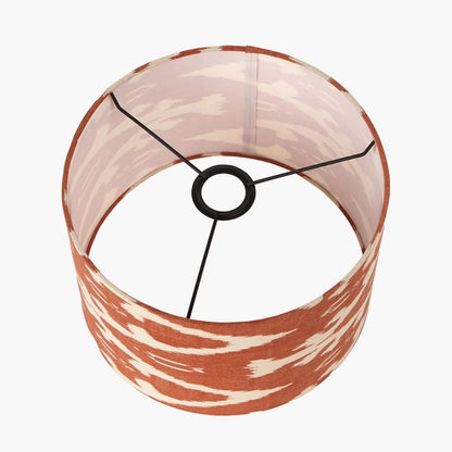 Lars 30cm Cinnamon Ikat Drum Shade