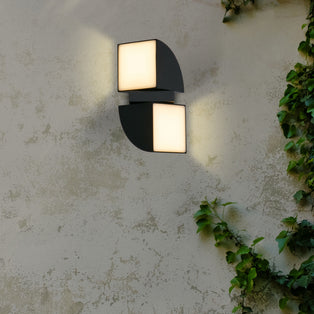 Dakota Black LED Outdoor Wall Light