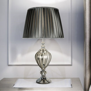 Greyson Silver Glass Table Lamp