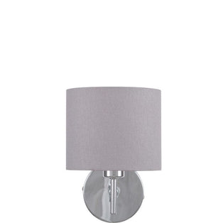 Plaza 1 Light Silver Wall Light