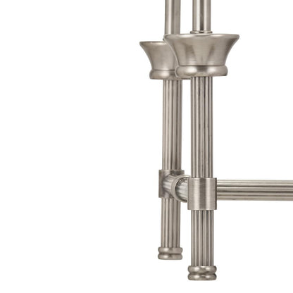 Salvatore 2-Light Antique Silver Wall Light