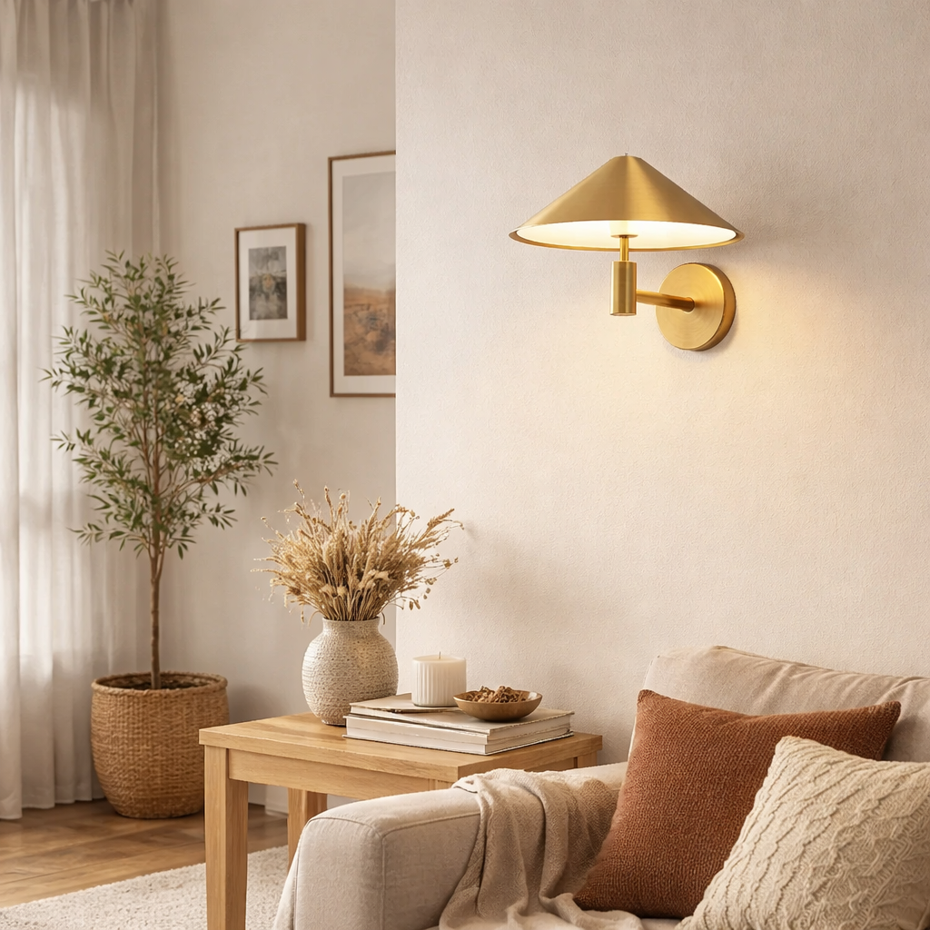 Paraguay Gold LED Wall Light