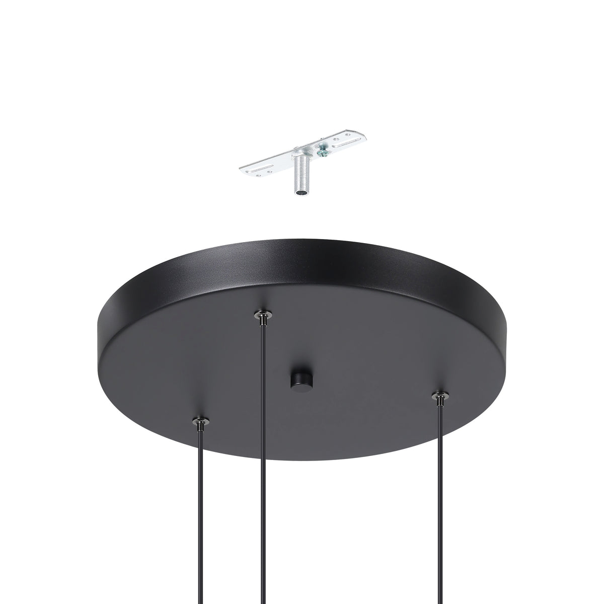 Fruitera 3-Light Gold LED Ceiling Pendant