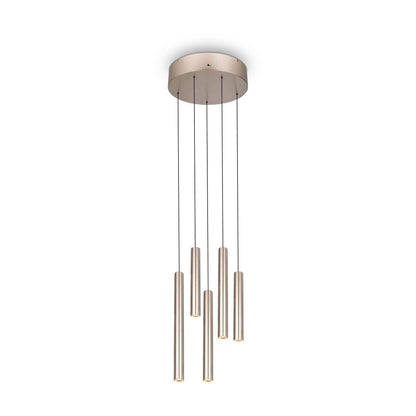 Arimato Gold 5 Light LED Ceiling Pendant Small