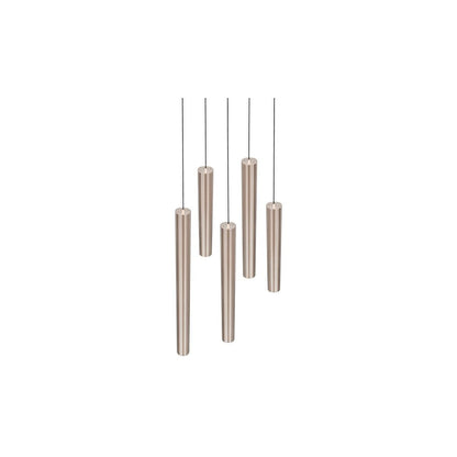 Arimato Gold 5 Light LED Ceiling Pendant Small