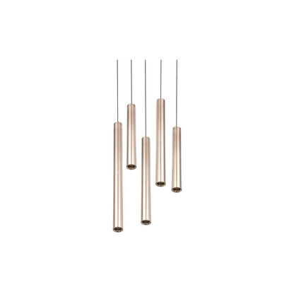 Arimato Gold 5 Light LED Ceiling Pendant Small