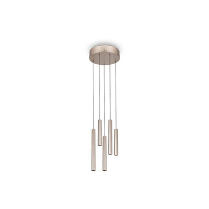 Arimato Gold 5 Light LED Ceiling Pendant Small