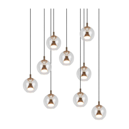 Solenne Black Multi-Light Chandelier