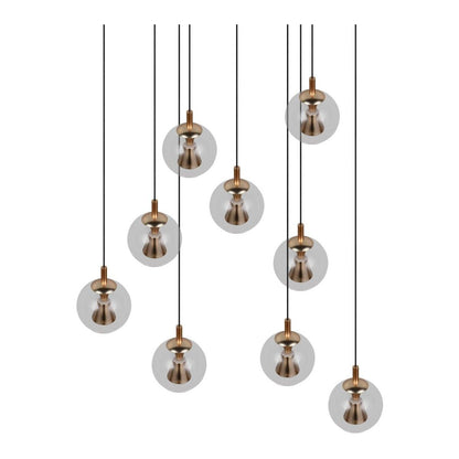 Solenne Black Multi-Light Chandelier