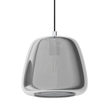 Albarino 3 Light Smoked Glass Ceiling Light Bar