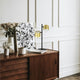 Altamari 2 Light Black & Gold LED Table Lamp
