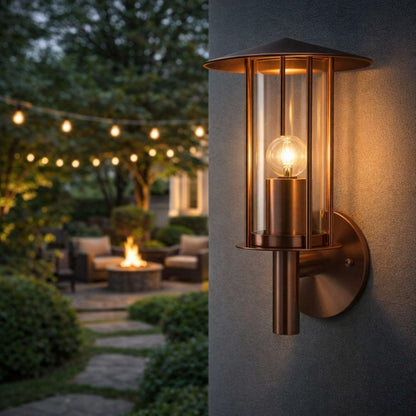 Myosotis Outdoor Wall Light Copper