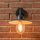 Lilium Outdoor Lantern Wall Light Grey
