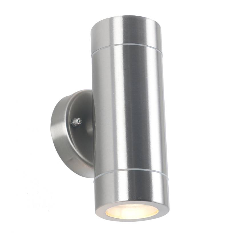 Lantana Silver Dual Up/Down Light Outdoor Wall Light