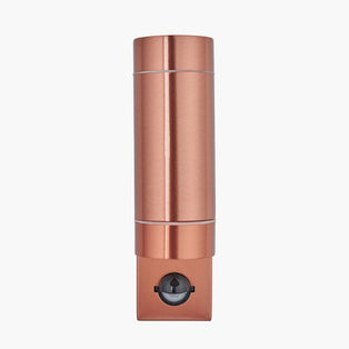 Lantana Copper Outdoor Up/Down PIR Wall Light