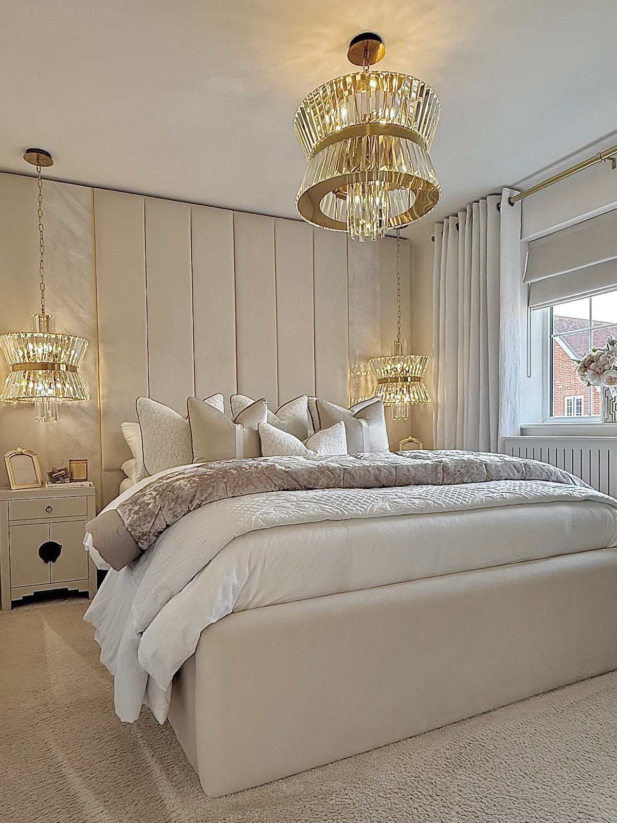 Aurelia Gold 12 Light Crystal Chandelier