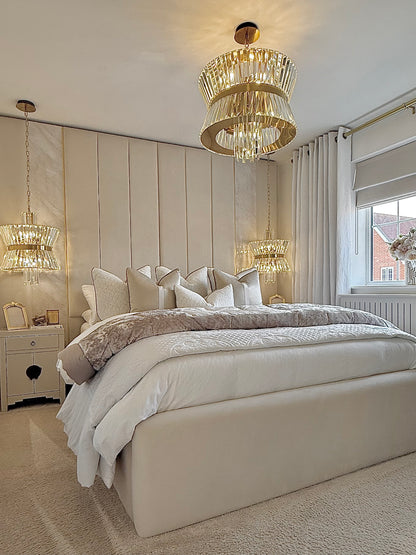Aurelia Gold 12 Light Crystal Chandelier