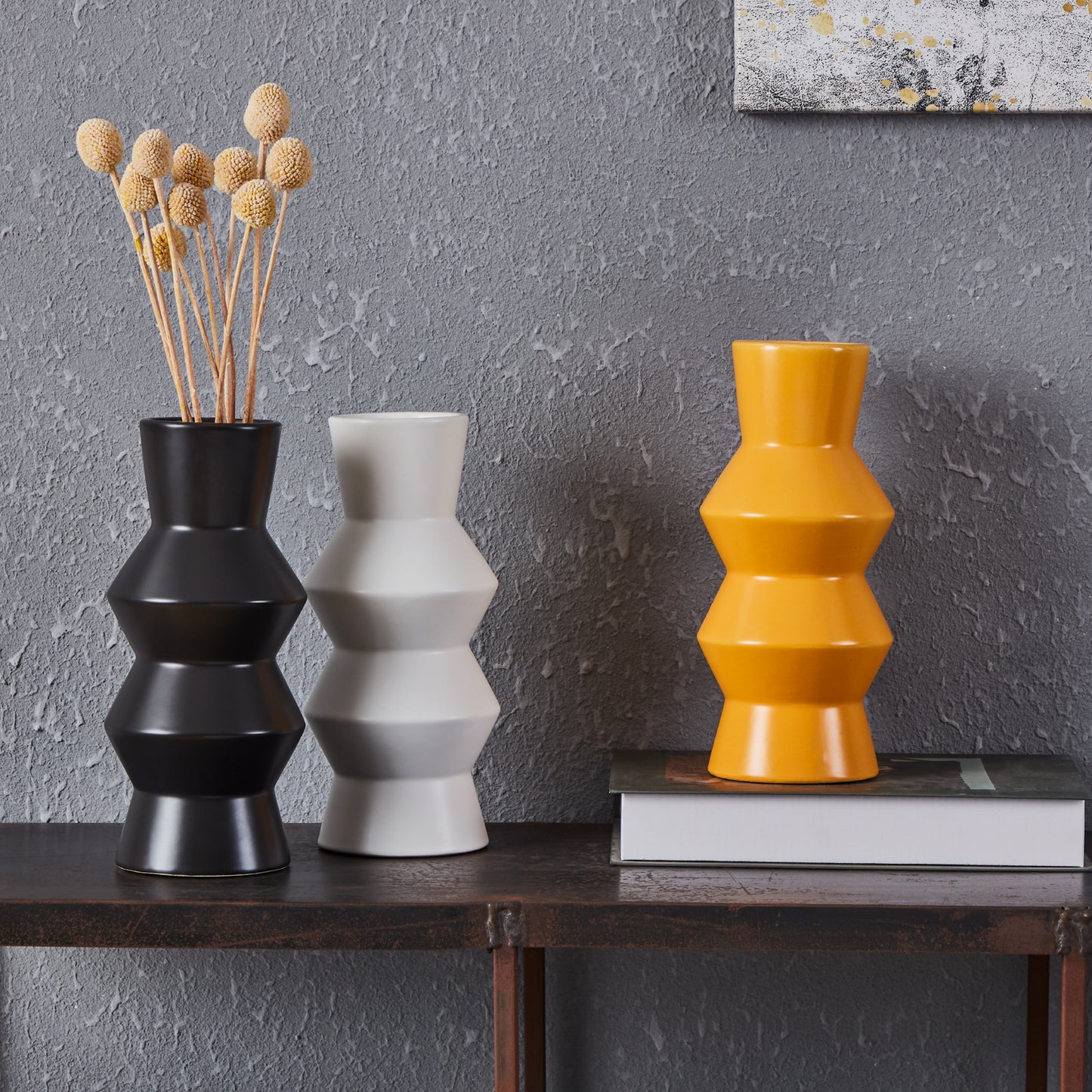 Sasebo White Ceramic Vase