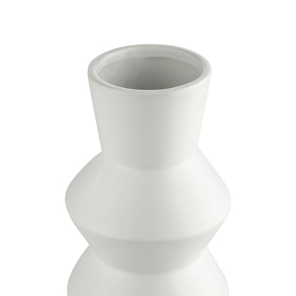 Sasebo White Ceramic Vase