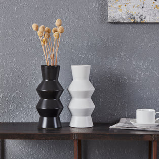 Sasebo Black Ceramic Vase