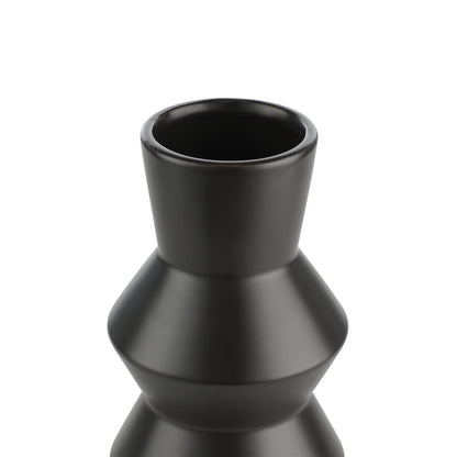 Sasebo Black Ceramic Vase