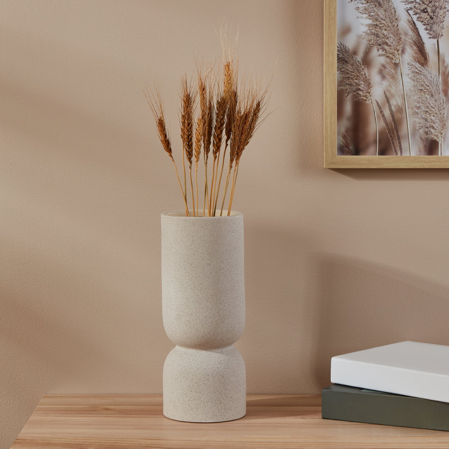 Miyoshi Large Beige Vase