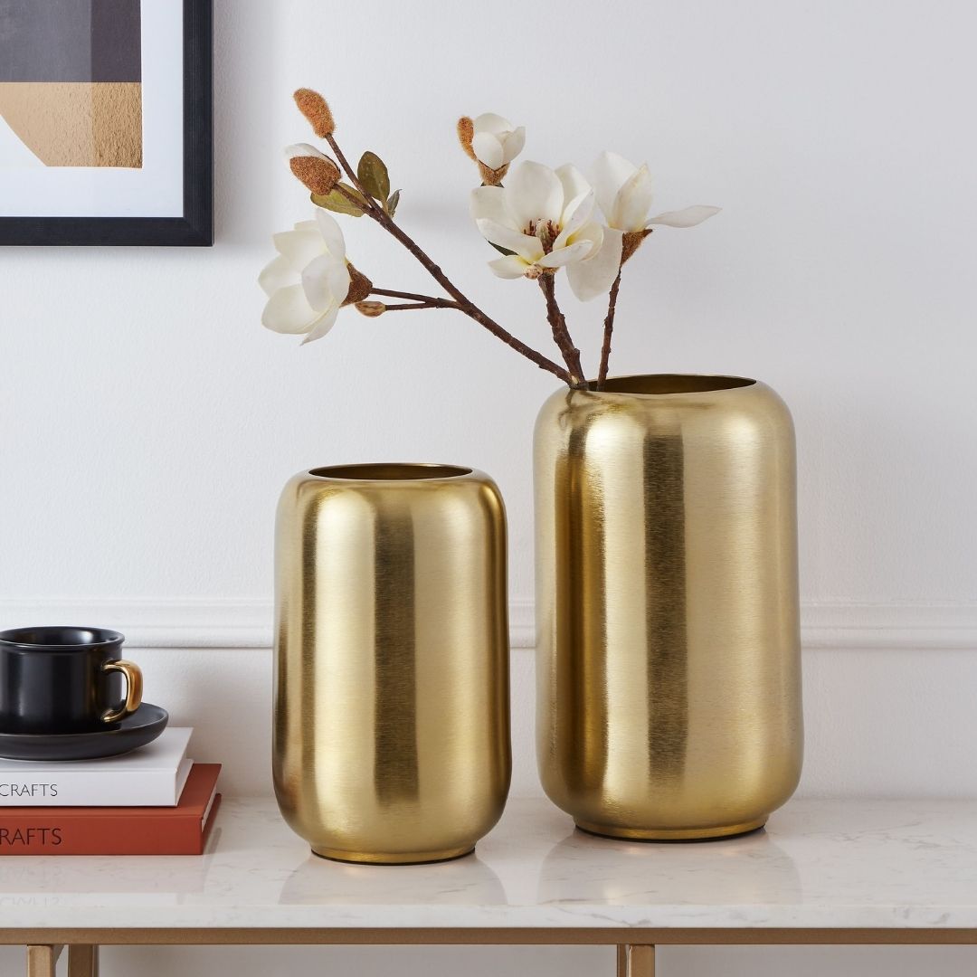 Abucay Large Gold Vase
