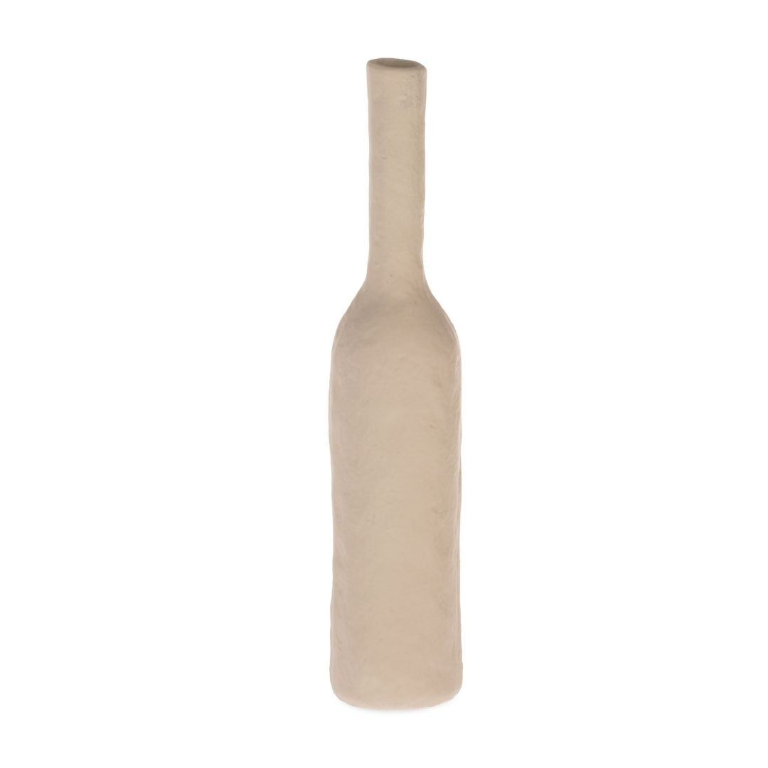 Cream Bottle Vase 350 x 70mm