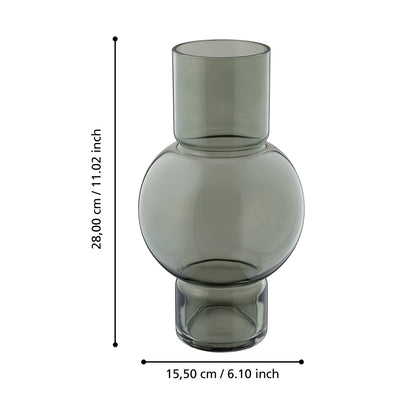Ampitabe Green Round Vase