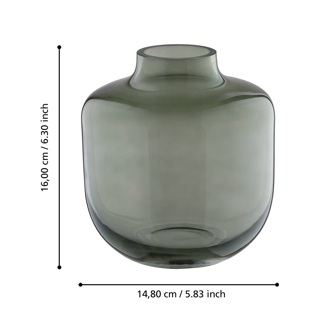 Siranana Round Green Vase