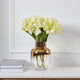Siranana Gold and Glass Vase