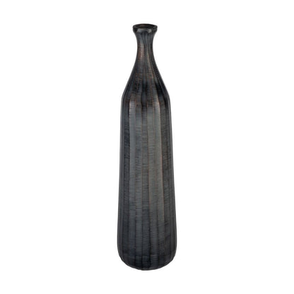 Dark Grey Bottle Vase 450 x 115mm