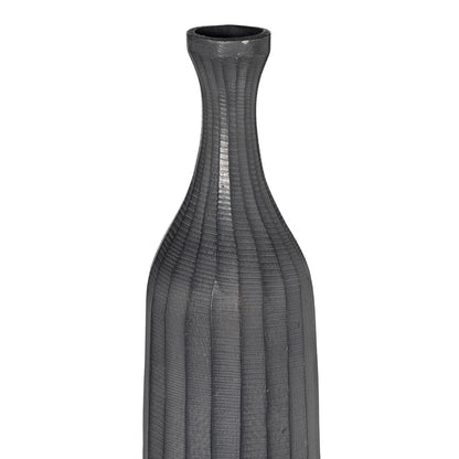 Dark Grey Bottle Vase 370 x 95mm