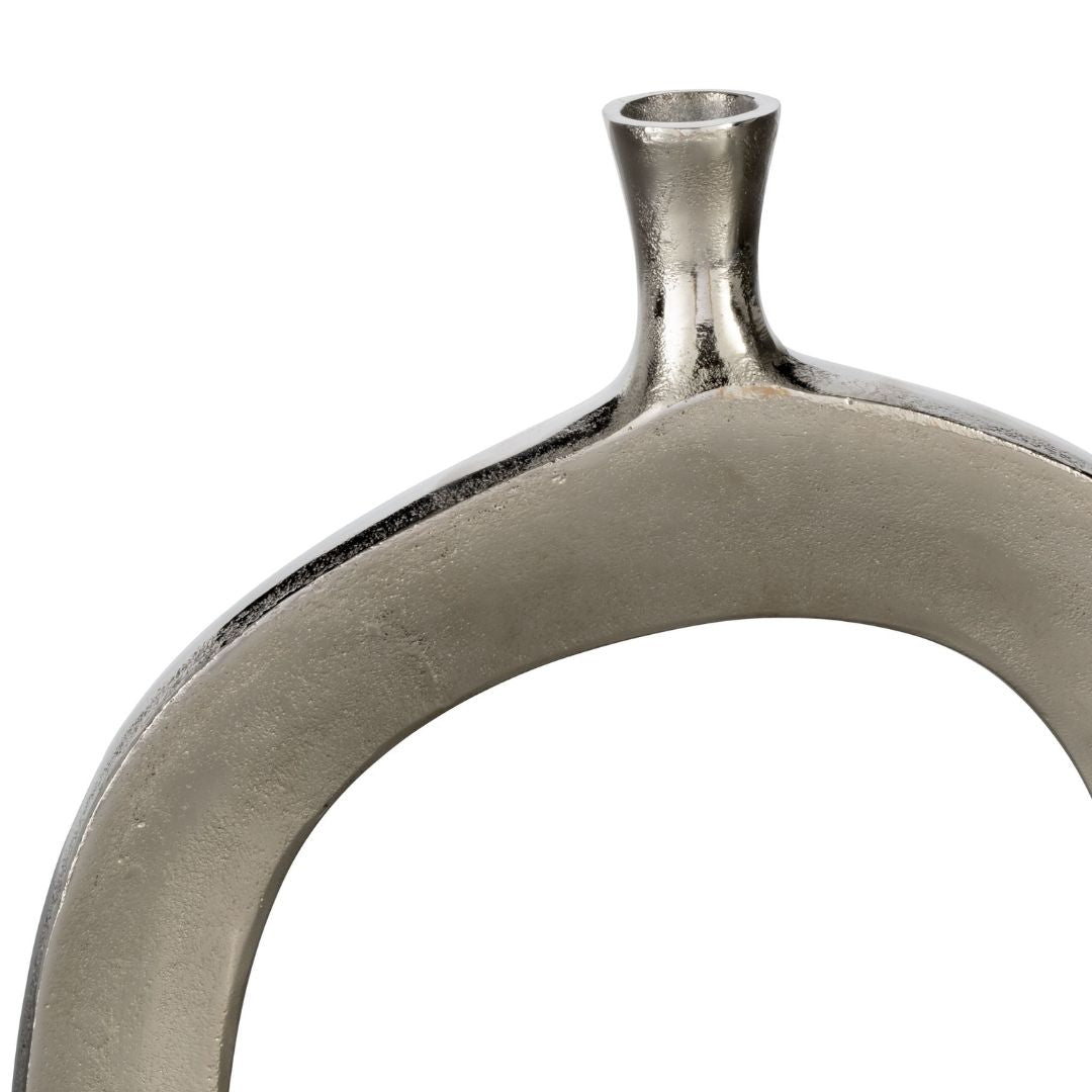 Ankarefo Round Silver Vase