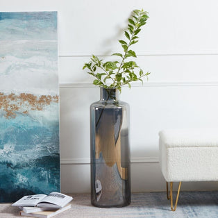 Nabas Black Mirrored Vase