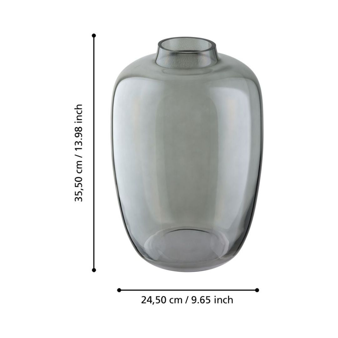 Culasi Grey Glass Vase Medium