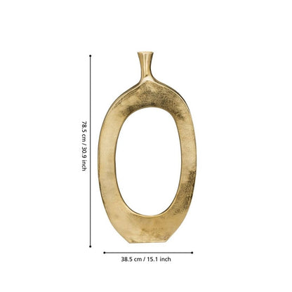 Ankarefo Tall Gold Vase Medium