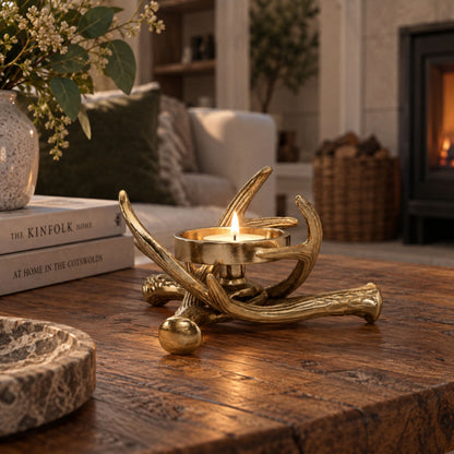 Selising Gold Candle Holder