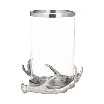 Selising Silver and Glass Candle Holder