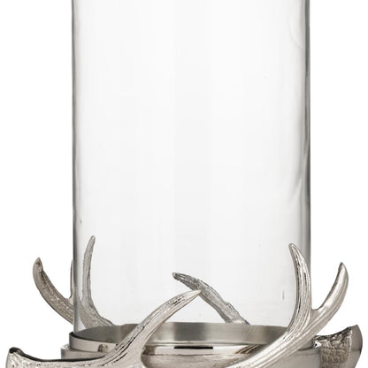 Selising Silver and Glass Candle Holder