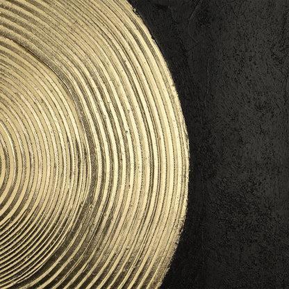 Roberval Black and Gold Canvas Set