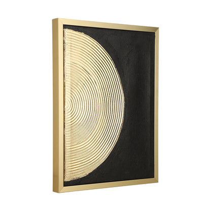 Roberval Black and Gold Canvas Set
