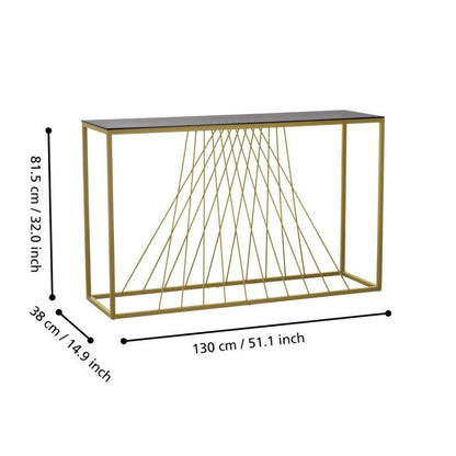 Otawara Gold Console Table