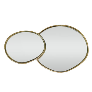 Bani Double Blob Mirror Gold