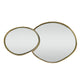 Bani Double Blob Mirror Gold