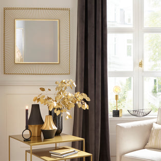 Masinloc Square Gold Mirror