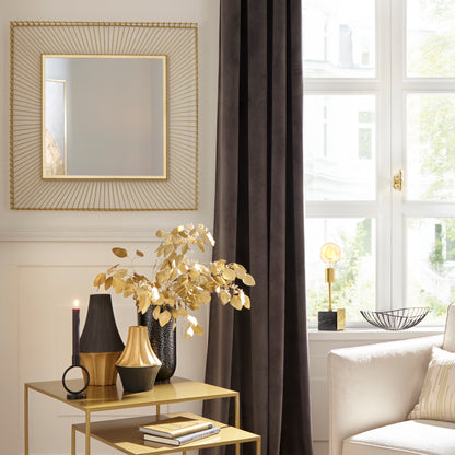 Masinloc Square Gold Mirror
