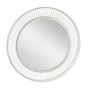 Masinloc Round Silver Mirror