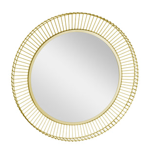 Masinloc Round Gold Mirror