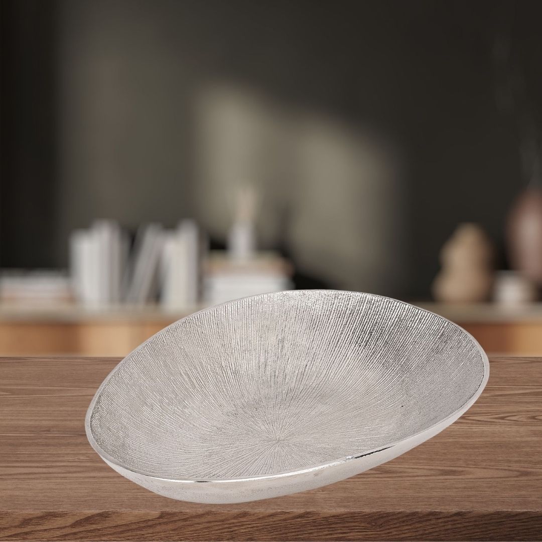 Nickel Decorative Bowl 345 x 245mm